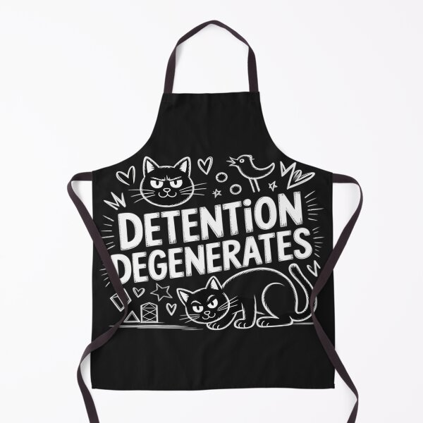 Item preview, Detention Degenerates Funny Sarcastic Quote Design designed and sold by GaryBellcvbnb.
