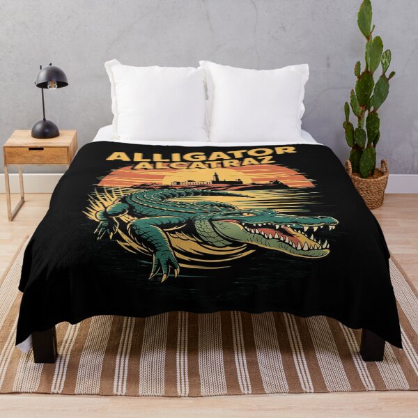 Item preview, Funny Alligator Alcatraz 11 designed and sold by VerseFarm.