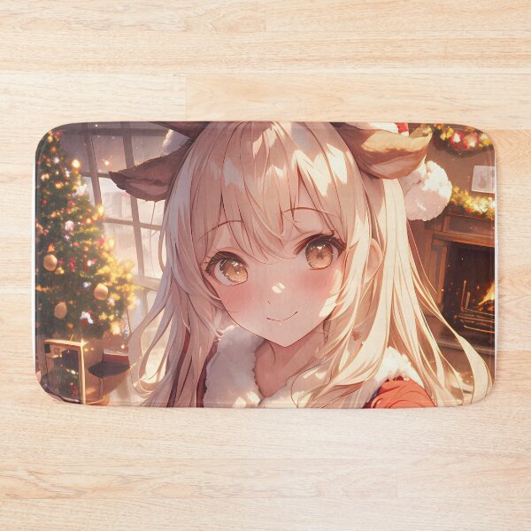 Item preview, Ais Wallenstein DanMachi Anime Christmas Winter Festive Cozy Holiday Glow designed and sold by Raslbazola.