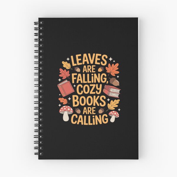 Item preview, Leaves Are Falling Cozy Books Are Calling designed and sold by velltoons.