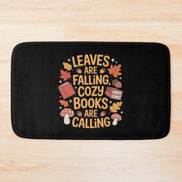Item preview, Leaves Are Falling Cozy Books Are Calling designed and sold by velltoons.