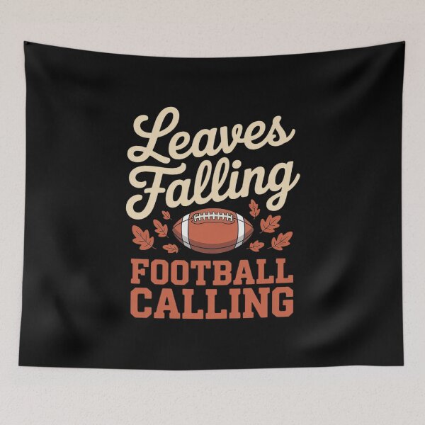 Item preview, Leaves Falling Football Calling Mom Fall Season designed and sold by velltoons.