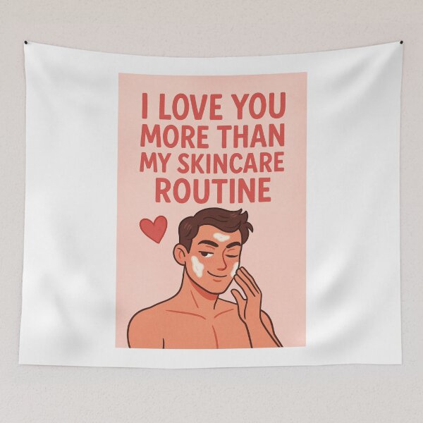 Item preview, Romantic Gay Skincare Love Confession - LGBTQ designed and sold by Aryabek.