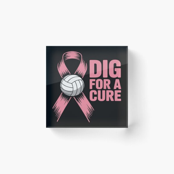 Item preview, Dig For Cure Ribbon Volleyball Breast Cancer Awareness designed and sold by GaryBellcvbnb.