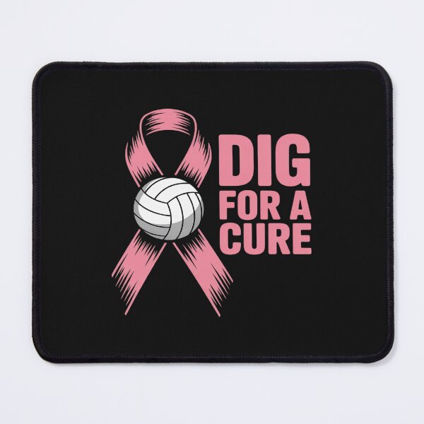 Item preview, Dig For Cure Ribbon Volleyball Breast Cancer Awareness designed and sold by GaryBellcvbnb.