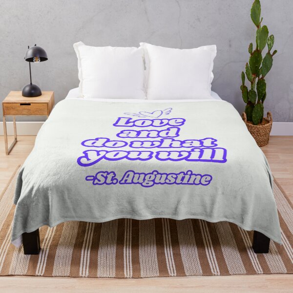 Item preview, Love and Do What You Will – Saint Augustine Quote designed and sold by icreativestudio.