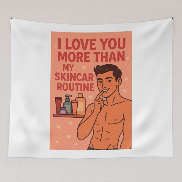 Item preview, Queer Gay Valentine Day for Skincare Lovers designed and sold by Aryabek.