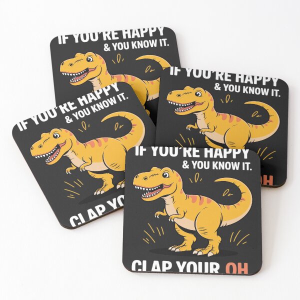 Item preview, Dino Clap Your Hands designed and sold by GaryBellcvbnb.