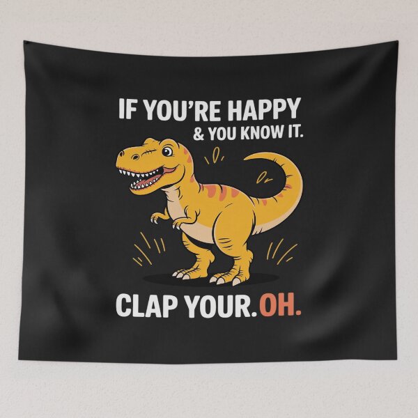 Item preview, Dino Clap Your Hands designed and sold by GaryBellcvbnb.