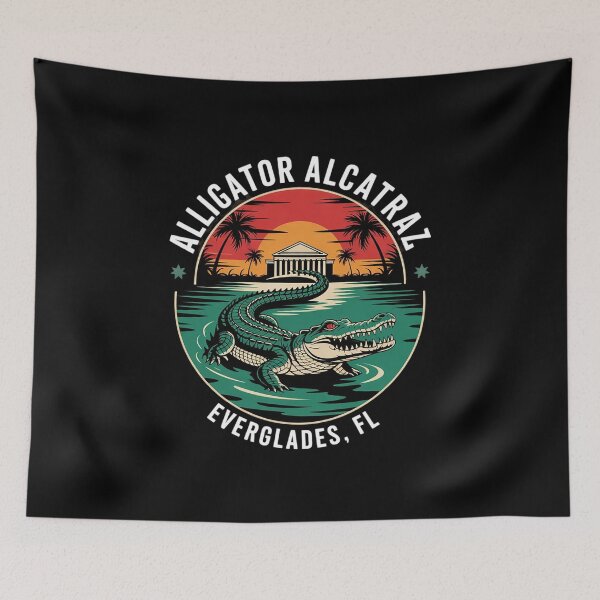 Item preview, Funny Alligator Alcatraz 13  designed and sold by VerseFarm.