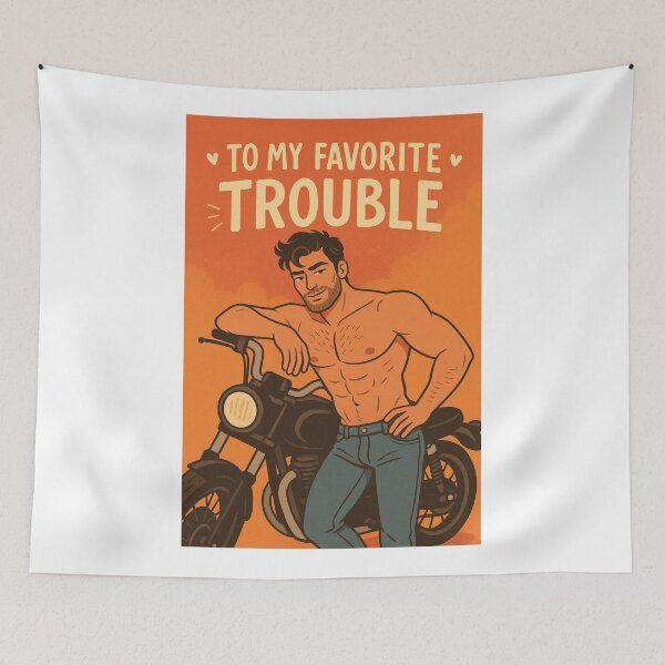 Item preview, Bold Gay Valentine for the Ultimate Heartthrob - Romantic LGBTQ designed and sold by Aryabek.