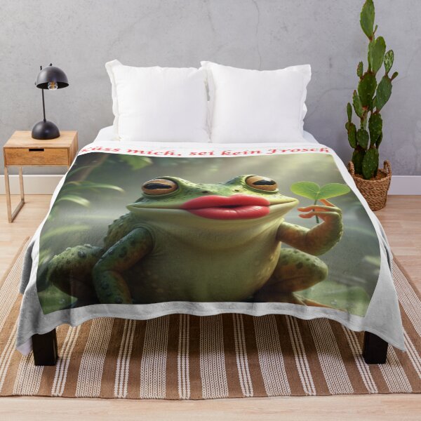 Item preview, Funny frog with kissable lips designed and sold by mywhimsicalworld7.