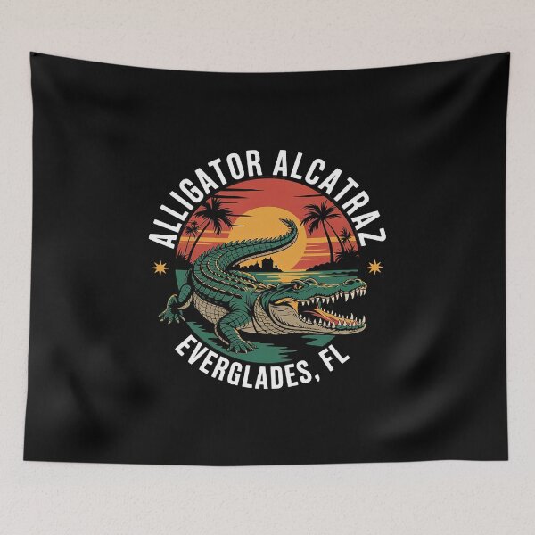 Item preview, Funny Alligator Alcatraz 15  designed and sold by VerseFarm.
