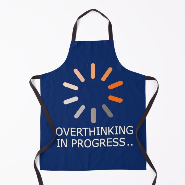 Item preview, Overthinking in Progress – Funny Mental Loop Design designed and sold by denip.