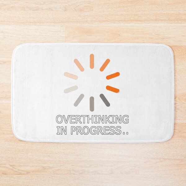 Item preview, Overthinking in Progress – Funny Mental Loop Design designed and sold by denip.