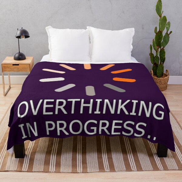 Item preview, Overthinking in Progress – Funny Mental Loop Design designed and sold by denip.