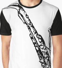 Saxaphone Graphic T-Shirt