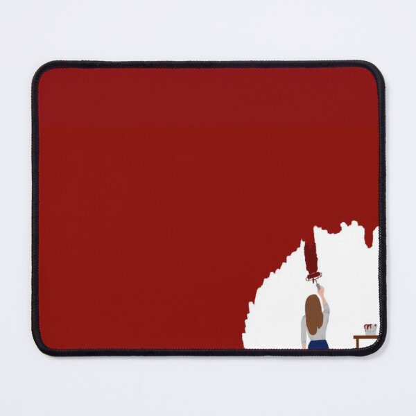 Item preview, Minimal Girl Painting Wall – Red Aesthetic Wall Art designed and sold by LunaArtology.