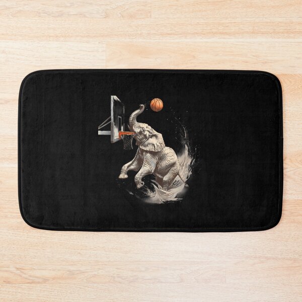Item preview, Basketball Elephant Artwork Slam Dunk Basketball Hoop designed and sold by MaudeGloria.