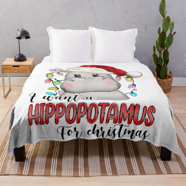 Item preview, I Want A Hippopotamus For Christmas Funny Holiday Song designed and sold by EvelysEmelia.
