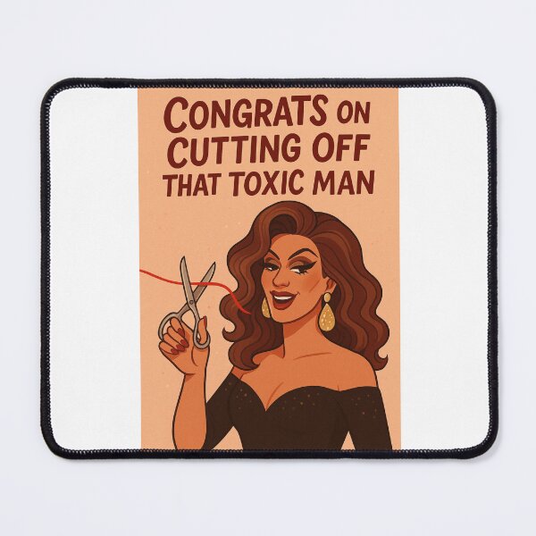 Item preview, Sassy Drag Queen Breakup Victory - Gay Toxic Relatonship designed and sold by Aryabek.