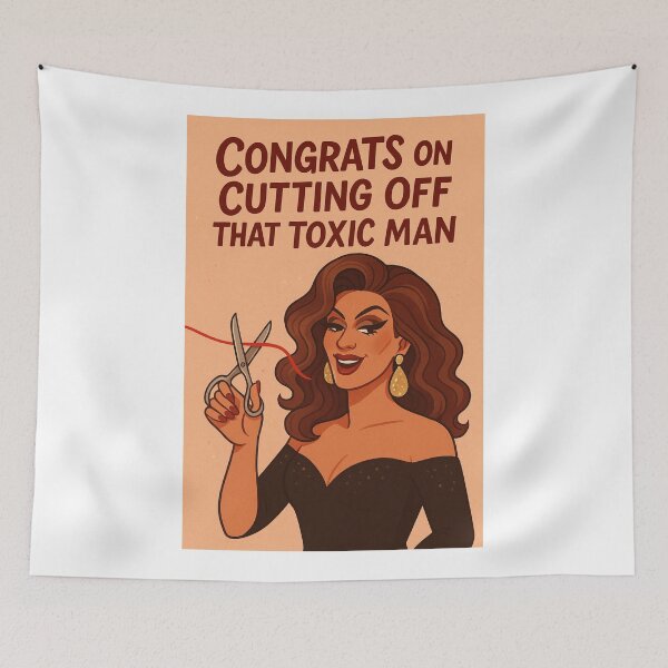 Item preview, Sassy Drag Queen Breakup Victory - Gay Toxic Relatonship designed and sold by Aryabek.