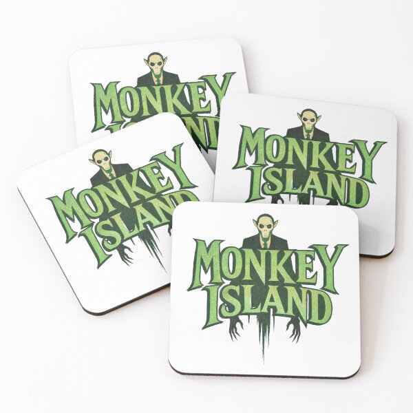 Item preview, Monkey Island Dark Logo Sticker designed and sold by GenzShoppingHub.