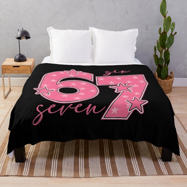 Item preview, 67 Meme Six Seven Gen Alpha Slang Cute Pink 6 7 Girls designed and sold by MyraLorri.