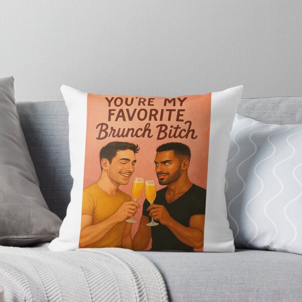 Item preview, Gay Bestie Brunch Vibes - Friendship Greeting designed and sold by Aryabek.