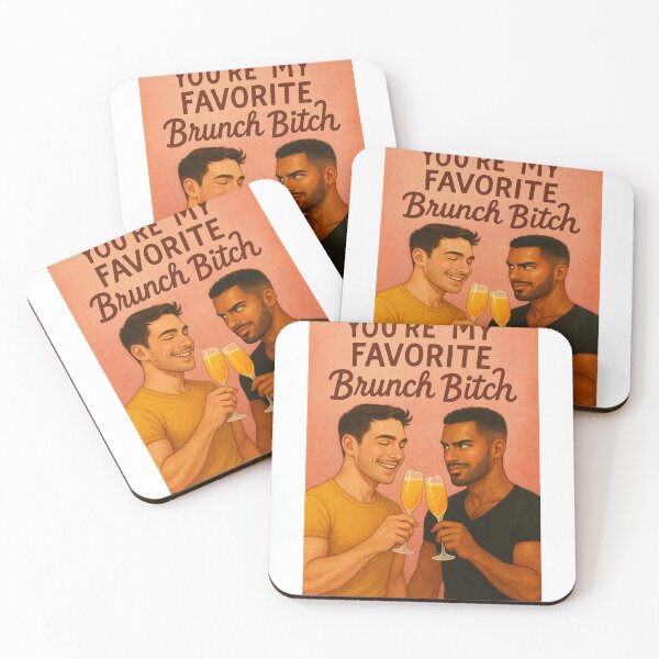 Item preview, Gay Bestie Brunch Vibes - Friendship Greeting designed and sold by Aryabek.