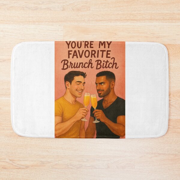 Item preview, Gay Bestie Brunch Vibes - Friendship Greeting designed and sold by Aryabek.