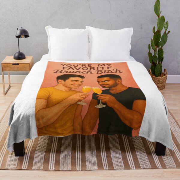 Item preview, Gay Bestie Brunch Vibes - Friendship Greeting designed and sold by Aryabek.