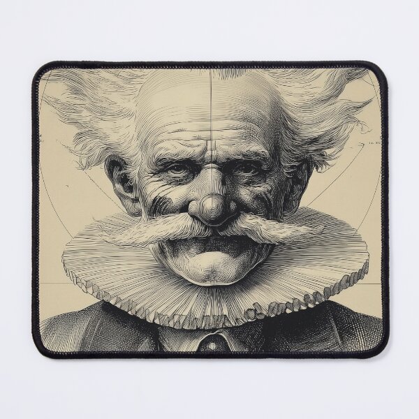 Item preview, Eccentric Clown Portrait designed and sold by lautir.