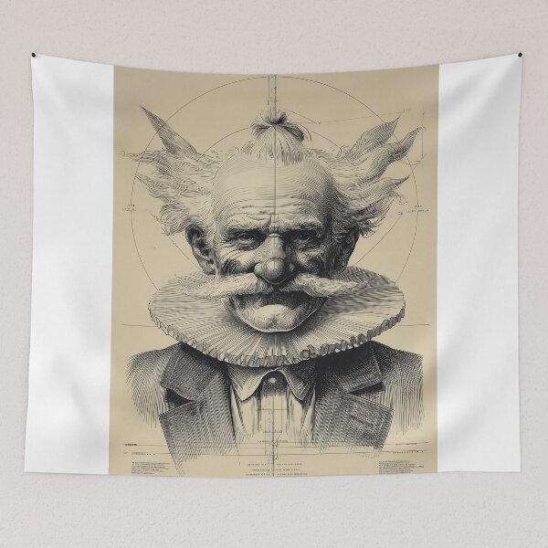 Item preview, Eccentric Clown Portrait designed and sold by lautir.