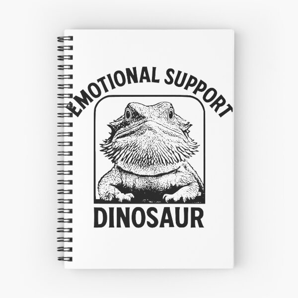 Item preview, Vintage Emotional Support Dinosaur Bearded Dragon Funny Lizard Graphic Vintage Reptile Lovers Gift designed and sold by AurelieGerhold.