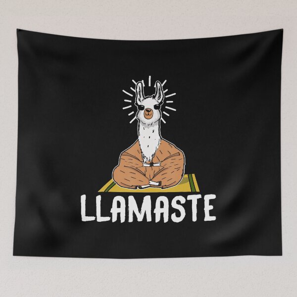Item preview, Llamaste Funny Yoga Llama Meditation Zen Lover designed and sold by MaudeGloria.