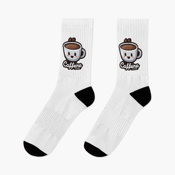 Artikelvorschau, Lächelnde Kaffeetasse — Caffeine.exe entworfen und verkauft von SleekLineSketches.