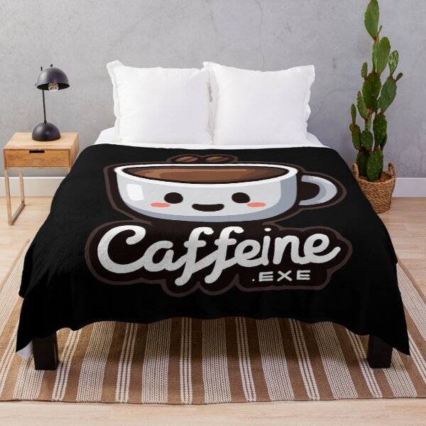 Item preview, Smiling Coffee Mug — Caffeine.exe designed and sold by SleekLineSketches.