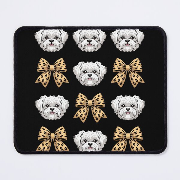 Item preview, Leopard Coquette Bow Maltese Dog Lover Mom designed and sold by JaskconLIfe23.