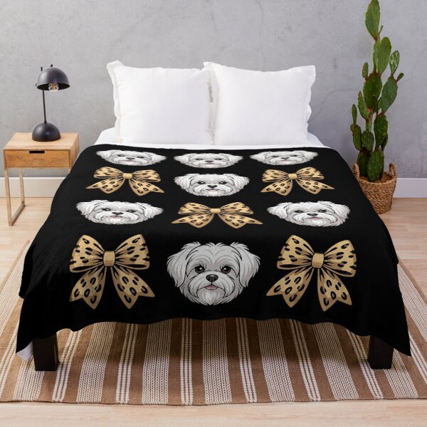 Item preview, Leopard Coquette Bow Maltese Dog Lover Mom designed and sold by JaskconLIfe23.