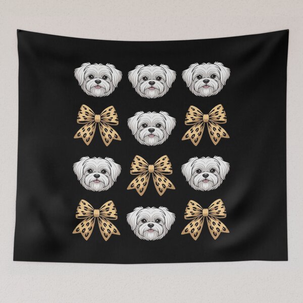 Item preview, Leopard Coquette Bow Maltese Dog Lover Mom designed and sold by JaskconLIfe23.