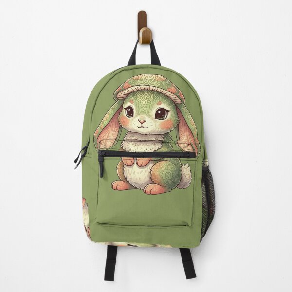 Item preview, Mushroom Forest Bunny Spirit: Cozy Enchanted Creature designed and sold by SebastianSpace.