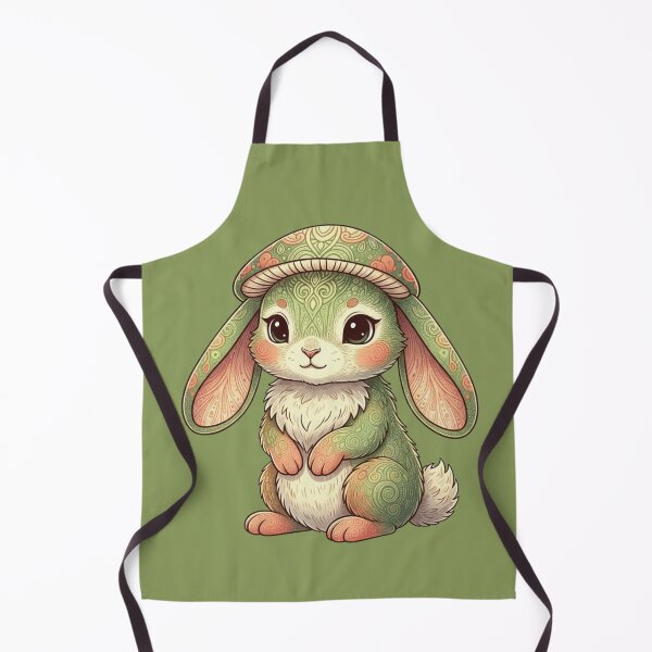Item preview, Mushroom Forest Bunny Spirit: Cozy Enchanted Creature designed and sold by SebastianSpace.