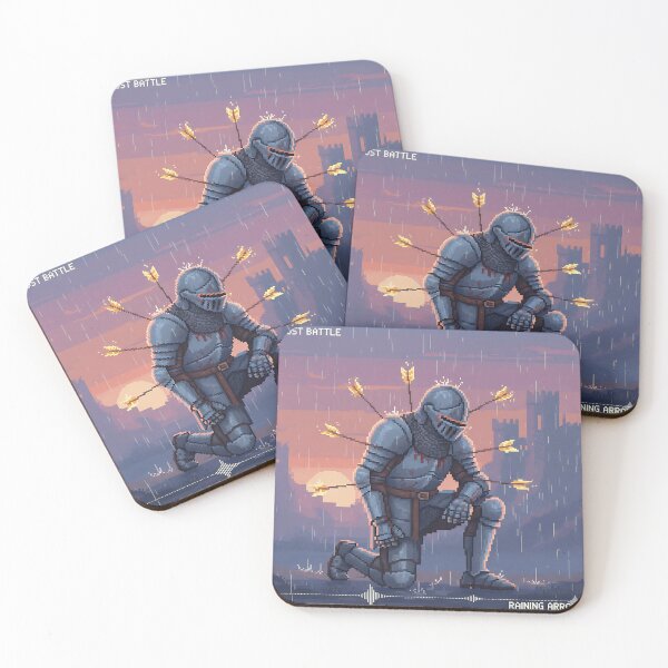 Item preview, Lost Battle – Pixel Knight Under the Raining Arrows designed and sold by iwzzuel.