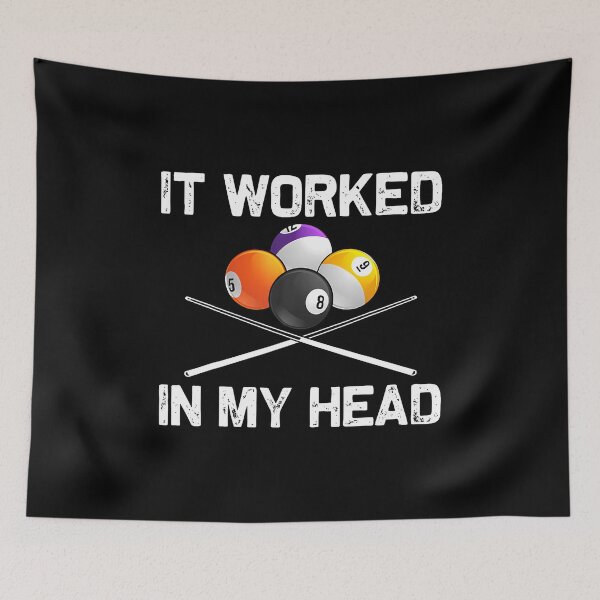 Item preview, Funny Billiards Art For Billiard Lover Pool Player designed and sold by LeanneSandra.