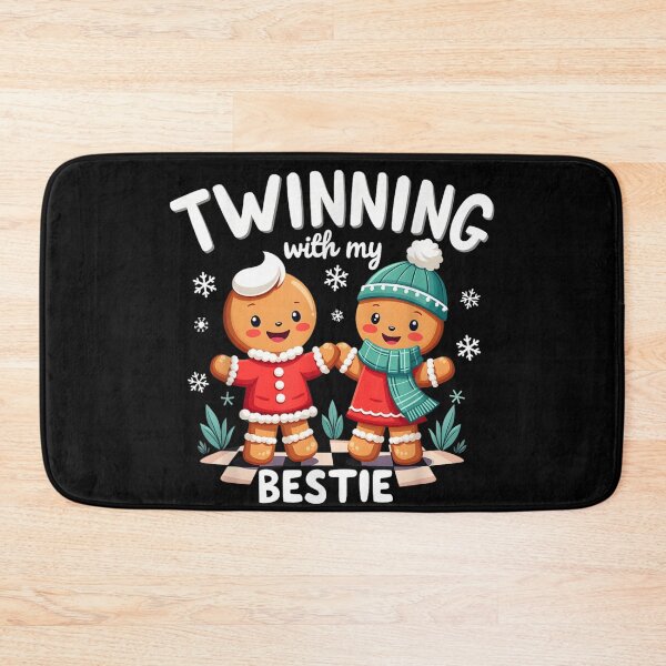 Item preview, Twinning With My Bestie Cute Gingerbread Man Friends Christmas designed and sold by AnsadoWinu.