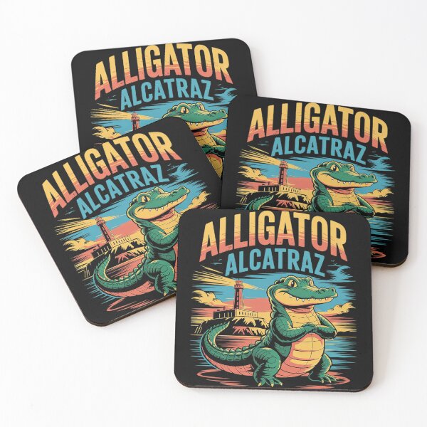 Item preview, Funny Alligator Alcatraz Escape  designed and sold by MyzoToyota.