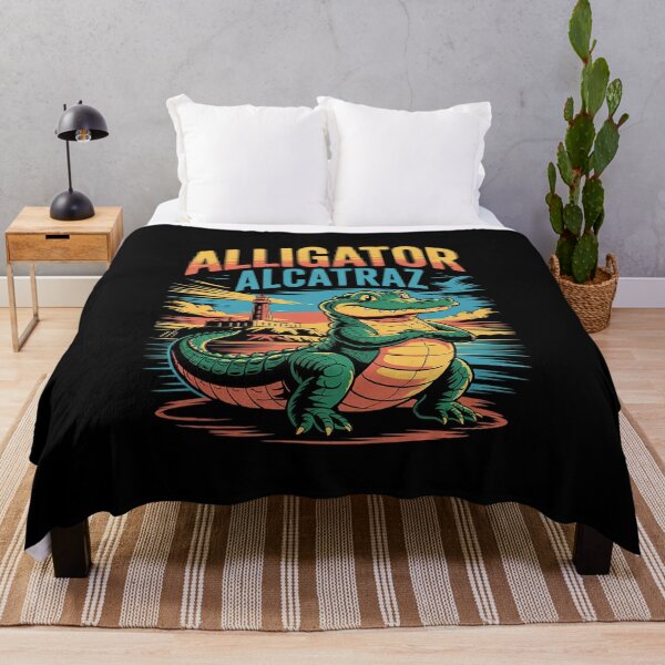 Item preview, Funny Alligator Alcatraz Escape designed and sold by MyzoToyota.