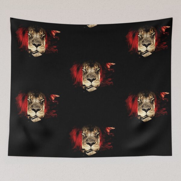 Item preview, Peru Flag & African Lion Picture   Peruvian Pride T Shirt designed and sold by ockshirts.