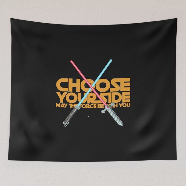 Item preview, CHOOSE YOUR SIDE - MAY THE FORCE BE WITH YOU designed and sold by JusTiceT-shirts.